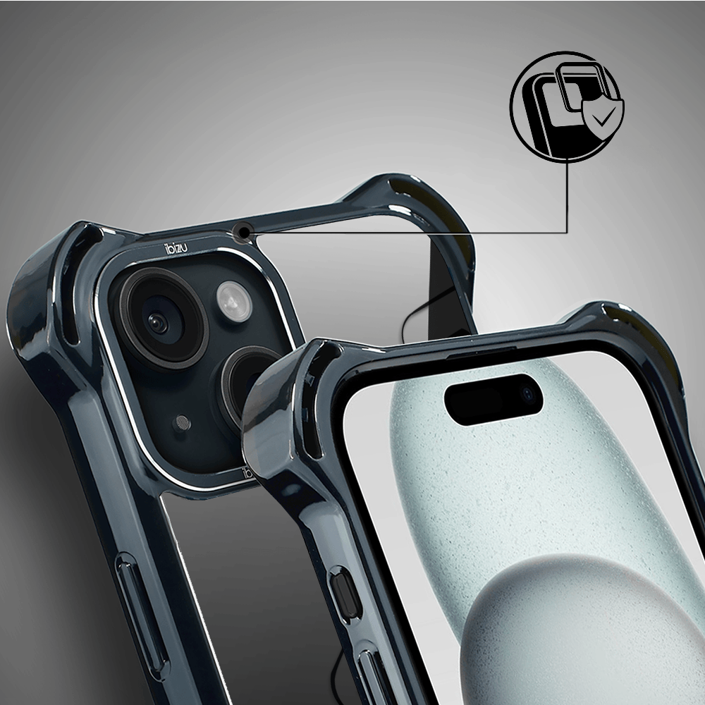 Etui do iPhone 15 IBIZU DropGuard Ultra z MagSafe, Midnight, Karty do gry - obrazek 3