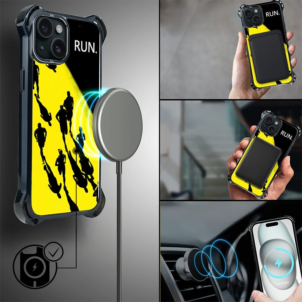 Etui do iPhone 15 IBIZU DropGuard Ultra z MagSafe, #Move, Bieg Mistrzów - obrazek 8