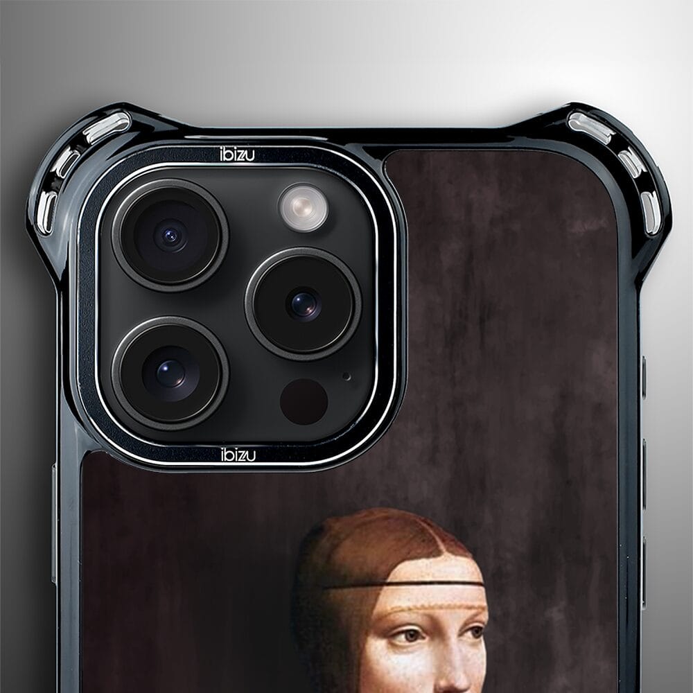 Etui iPhone 14 Pro IBIZU DropGuard Ultra z MagSafe, Leonardo Da Vinci, dama z kotem - obrazek 5