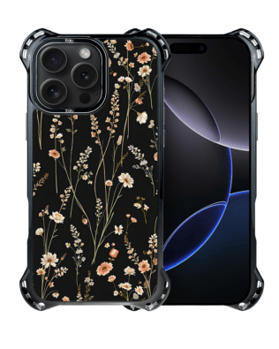 Etui do iPhone 16 Pro Max IBIZU DropGuard Ultra z MagSafe, Pastel Bloom, Północny ogród