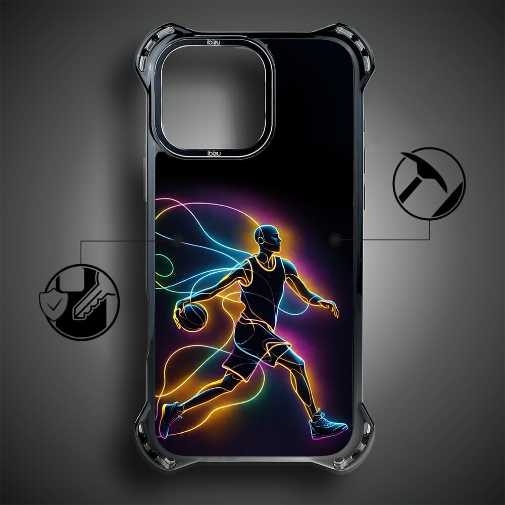 Etui do iPhone 16 Pro IBIZU DropGuard Ultra z MagSafe, #ElectroMove, Duch koszykówki - obrazek 9