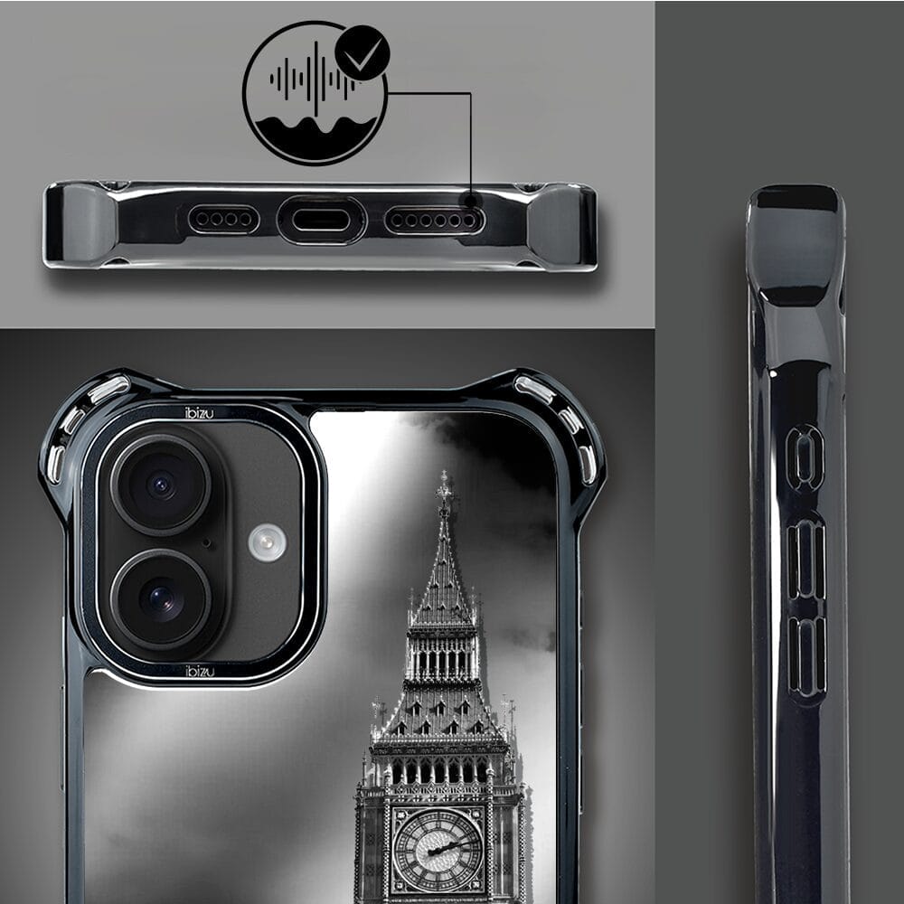 Etui do iPhone 16 Plus IBIZU DropGuard Ultra z MagSafe, Noir City, Big Ben - obrazek 5