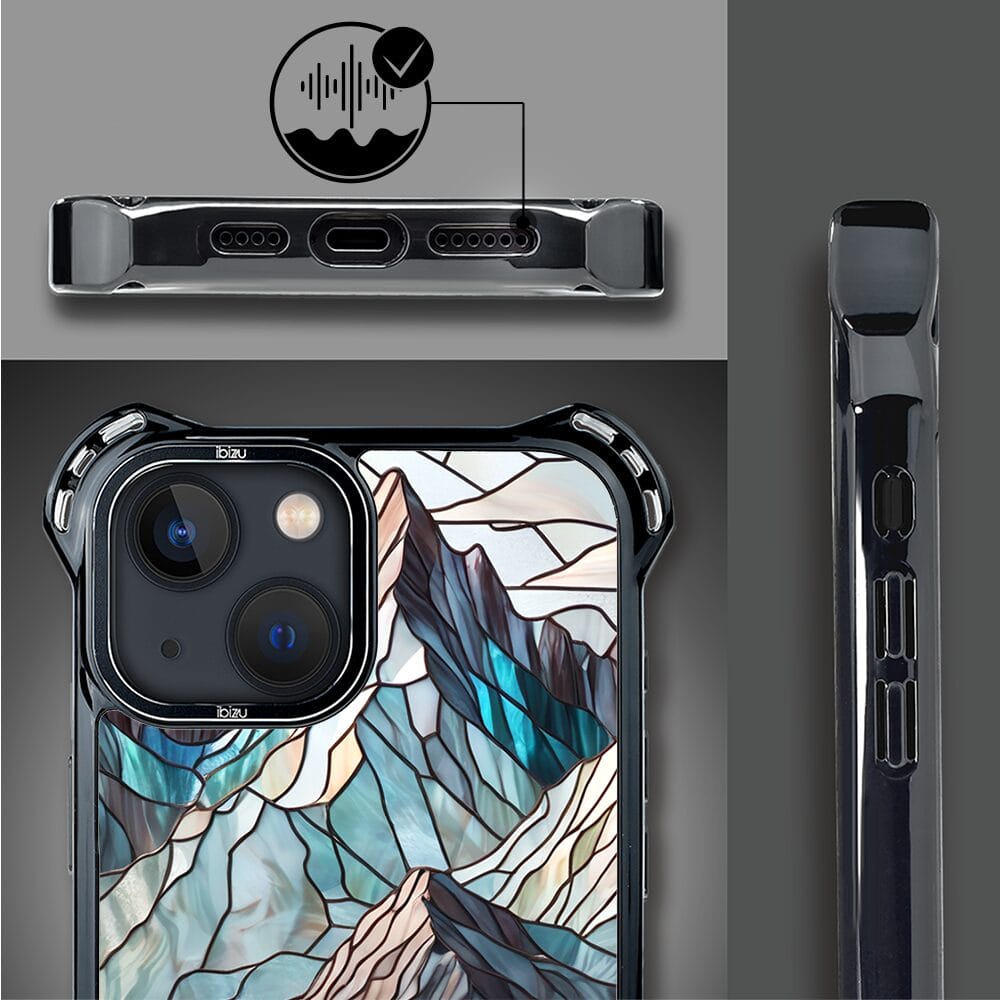 Etui do iPhone 13 IBIZU DropGuard Ultra z MagSafe, Barwy Szkła, Górski Potok - obrazek 6