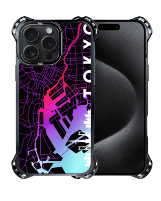 Etui do iPhone 15 Pro Max IBIZU DropGuard Ultra z MagSafe, Mapy Świata, Tokyo