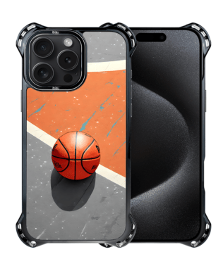 Etui do iPhone 15 Pro IBIZU DropGuard Ultra z MagSafe, #Move, Koszykówka