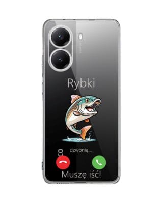 Etui do Xiaomi POCO X7 Pro przeźroczyste, silikonowe Flexi, rybki dzwonią