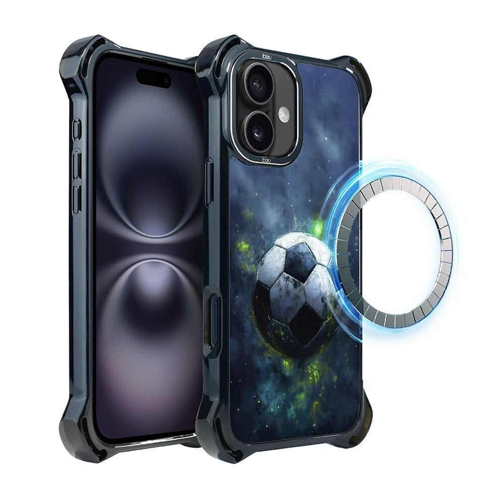 Etui do iPhone 16 Plus IBIZU DropGuard Ultra z MagSafe, #Move, Piłka nożna
