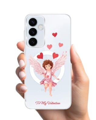 Etui do Samsung Galaxy A55 5G z MagSafe przeźroczyste, silikonowe Flexi, kupidyn