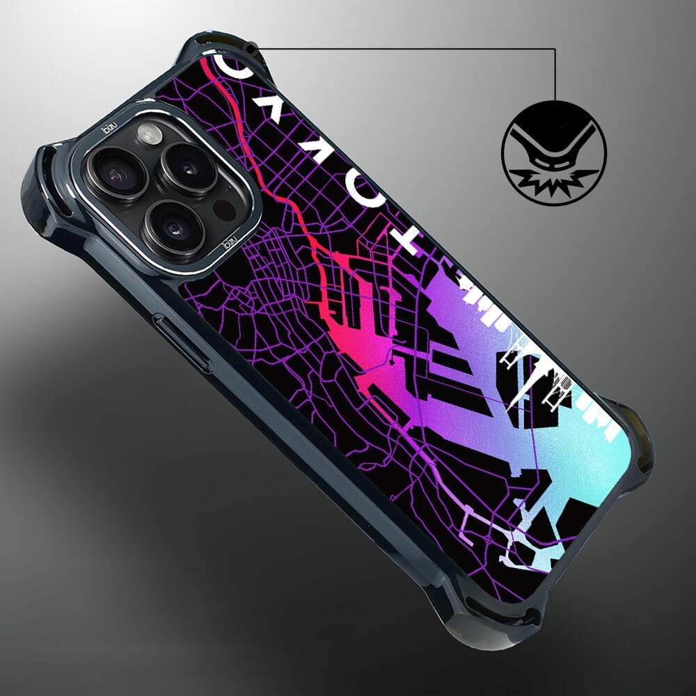 Etui do iPhone 14 Pro IBIZU DropGuard Ultra z MagSafe, Mapy Świata, Tokyo - obrazek 4