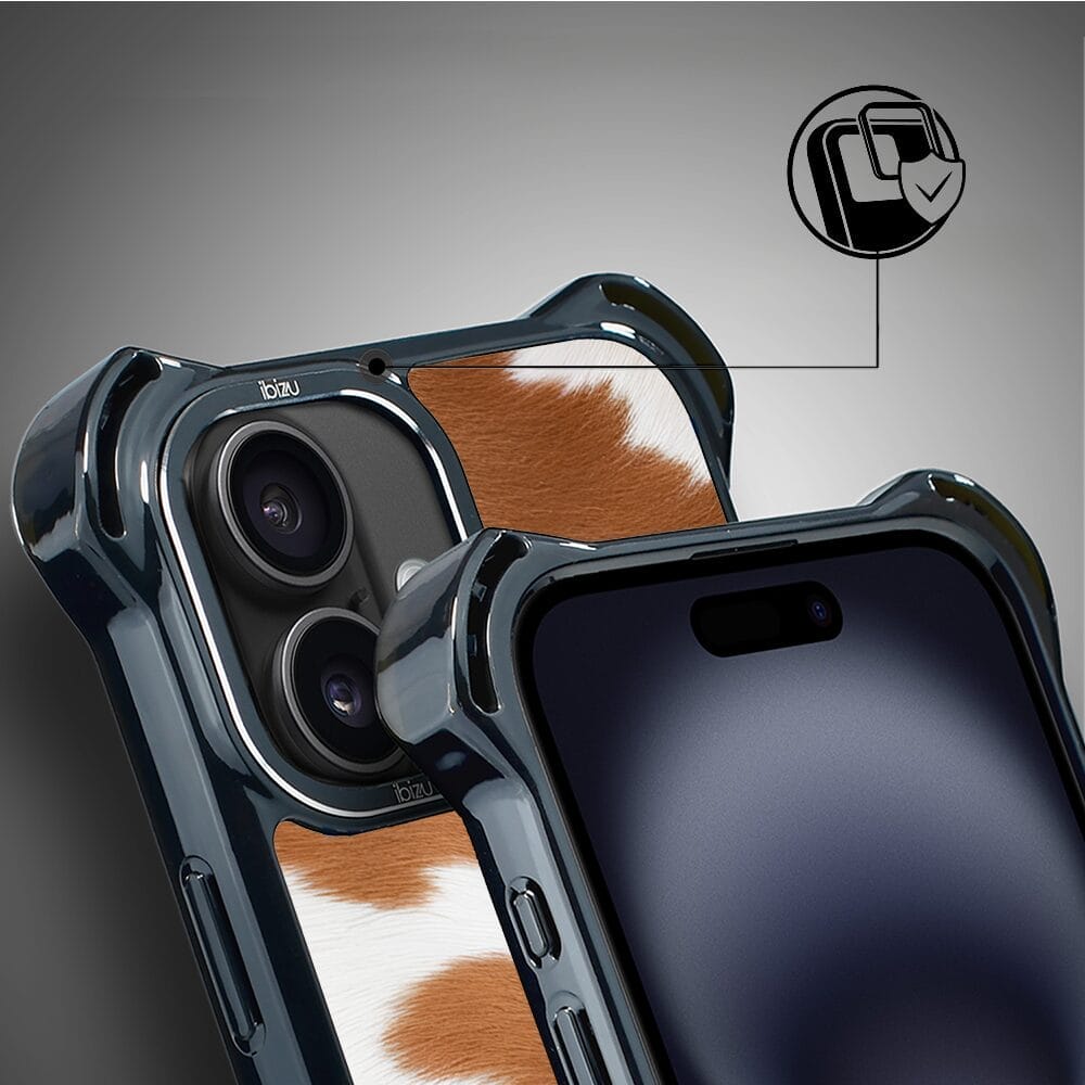 Etui do iPhone 16 IBIZU DropGuard Ultra z MagSafe, Zew Natury, Alpejska krowa - obrazek 3