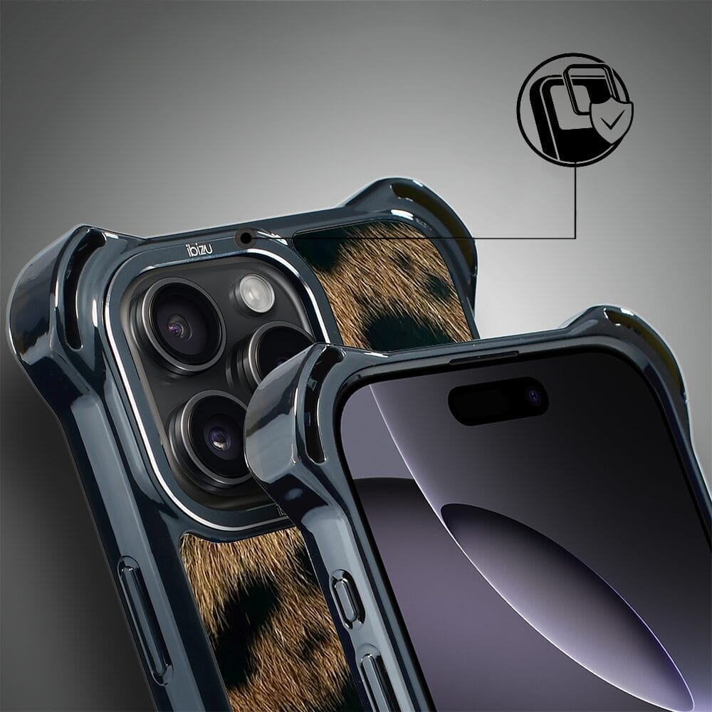 Etui do iPhone 16 Pro Max IBIZU DropGuard Ultra z MagSafe, Zew Natury, Lampart - obrazek 6