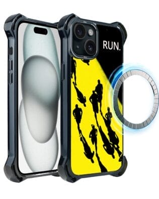 Etui do iPhone 15 IBIZU DropGuard Ultra z MagSafe, #Move, Bieg Mistrzów