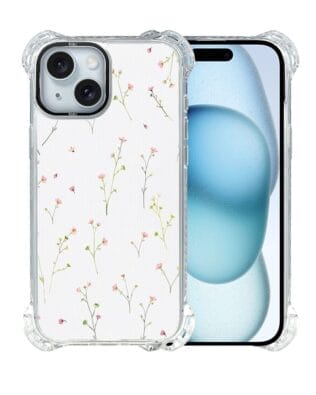 Etui do iPhone 15 Plus IBIZU DropGuard Ultra z MagSafe, Pastel Bloom, Polna fantazja