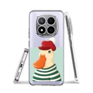 Etui do Xiaomi Redmi Note 14 Pro 4G przeźroczyste, silikonowe Flexi, kaczuszkaRedmi Note 14 Pro Plus 5G , 14 Pro 4G-2