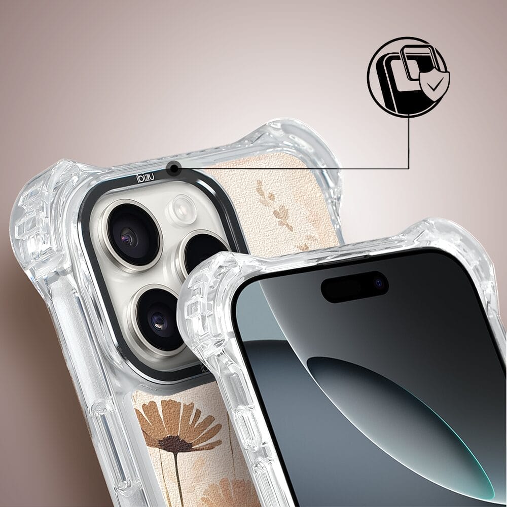 Etui do iPhone 16 Pro IBIZU DropGuard Ultra z MagSafe, Boho, Kwiatowa łąka - obrazek 4