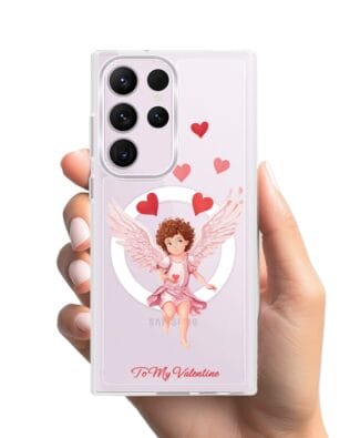 Etui do Samsung Galaxy S23 Ultra z MagSafe przeźroczyste, silikonowe Flexi, kupidyn