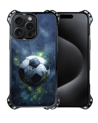 Etui do iPhone 15 Pro Max IBIZU DropGuard Ultra z MagSafe, #Move, Piłka nożna