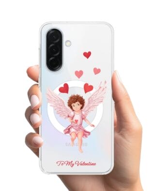 Etui do Samsung Galaxy A36 5G z MagSafe przeźroczyste, silikonowe Flexi, kupidyn