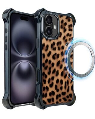 Etui do iPhone 16 IBIZU DropGuard Ultra z MagSafe, Zew Natury, Pantera