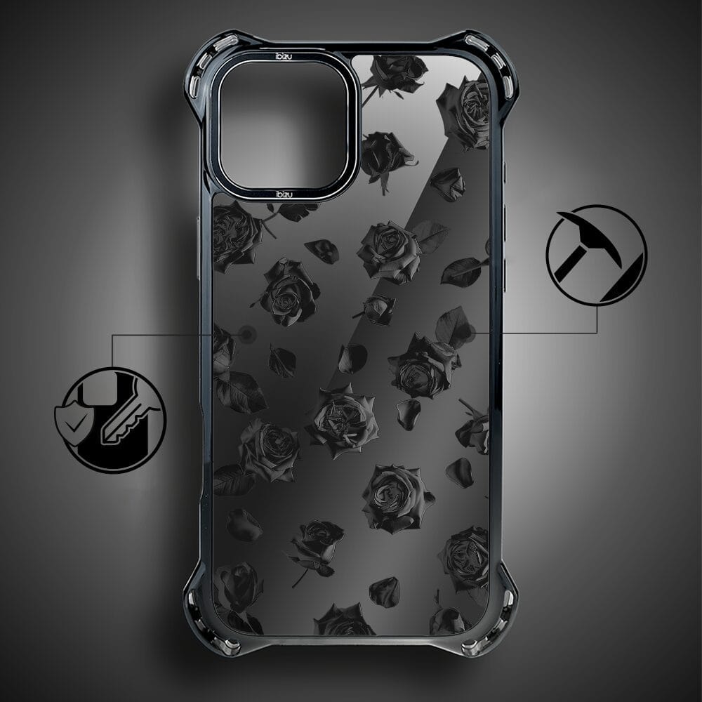 Etui do iPhone 15 IBIZU DropGuard Ultra z MagSafe, Midnight, Sen róż - obrazek 7