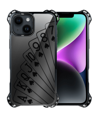 Etui do iPhone 14 IBIZU DropGuard Ultra z MagSafe, Midnight, Karty do gry