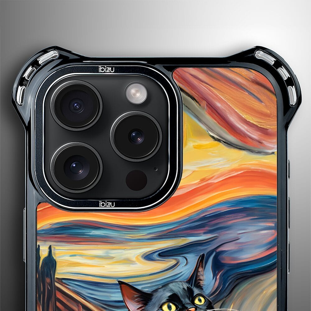 Etui iPhone 14 Pro IBIZU DropGuard Ultra z MagSafe, Edvard Munch, krzyk kota - obrazek 5