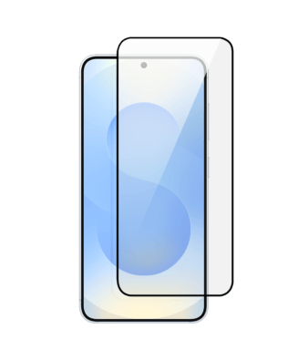 Szkło najtrwalsze kompozytowe z powłoką ceramiczną na cały ekran 5D z czarną ramką do Samsung Galaxy S25