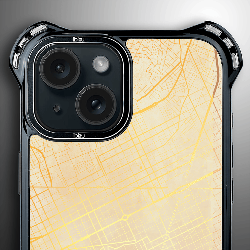 Etui do iPhone 15 IBIZU DropGuard Ultra z MagSafe, mapy świata, Barcelona - obrazek 5