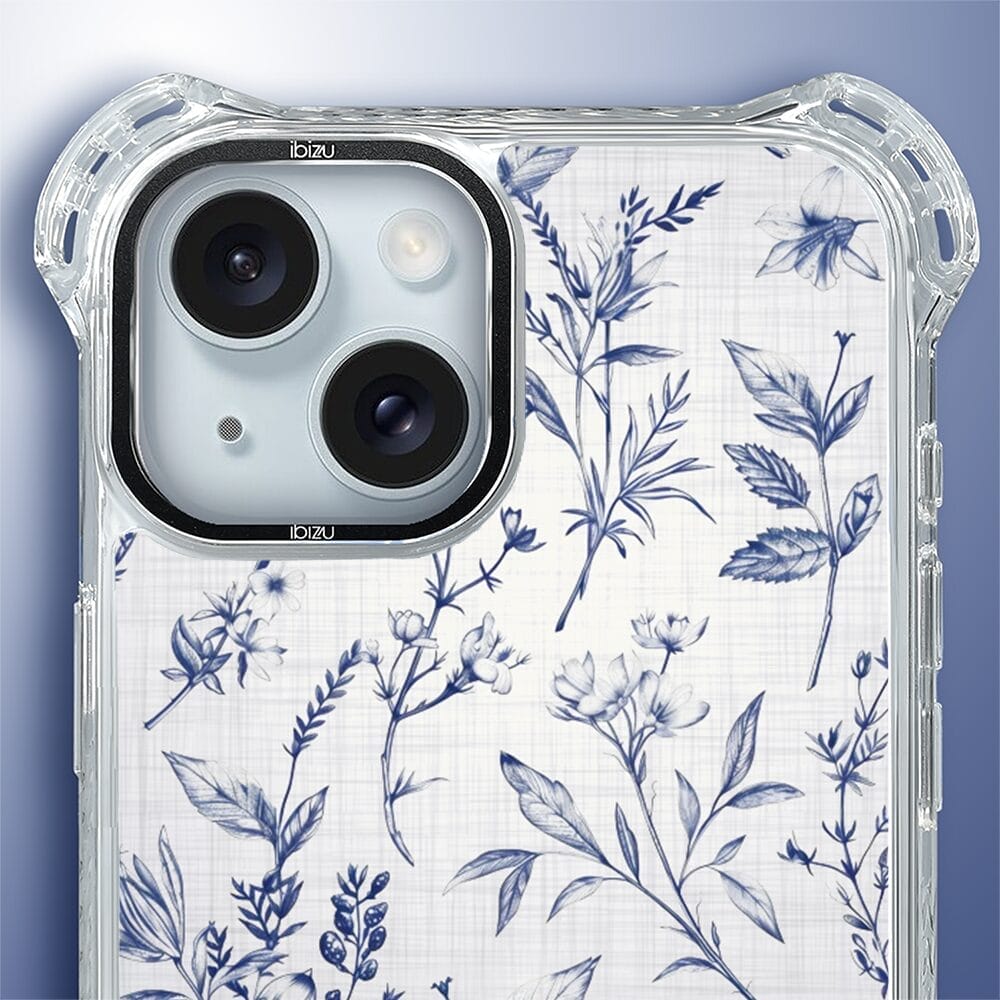 Etui iPhone 15 IBIZU DropGuard Ultra z MagSafe, Pastel Bloom, Lazurowe szepty - obrazek 5