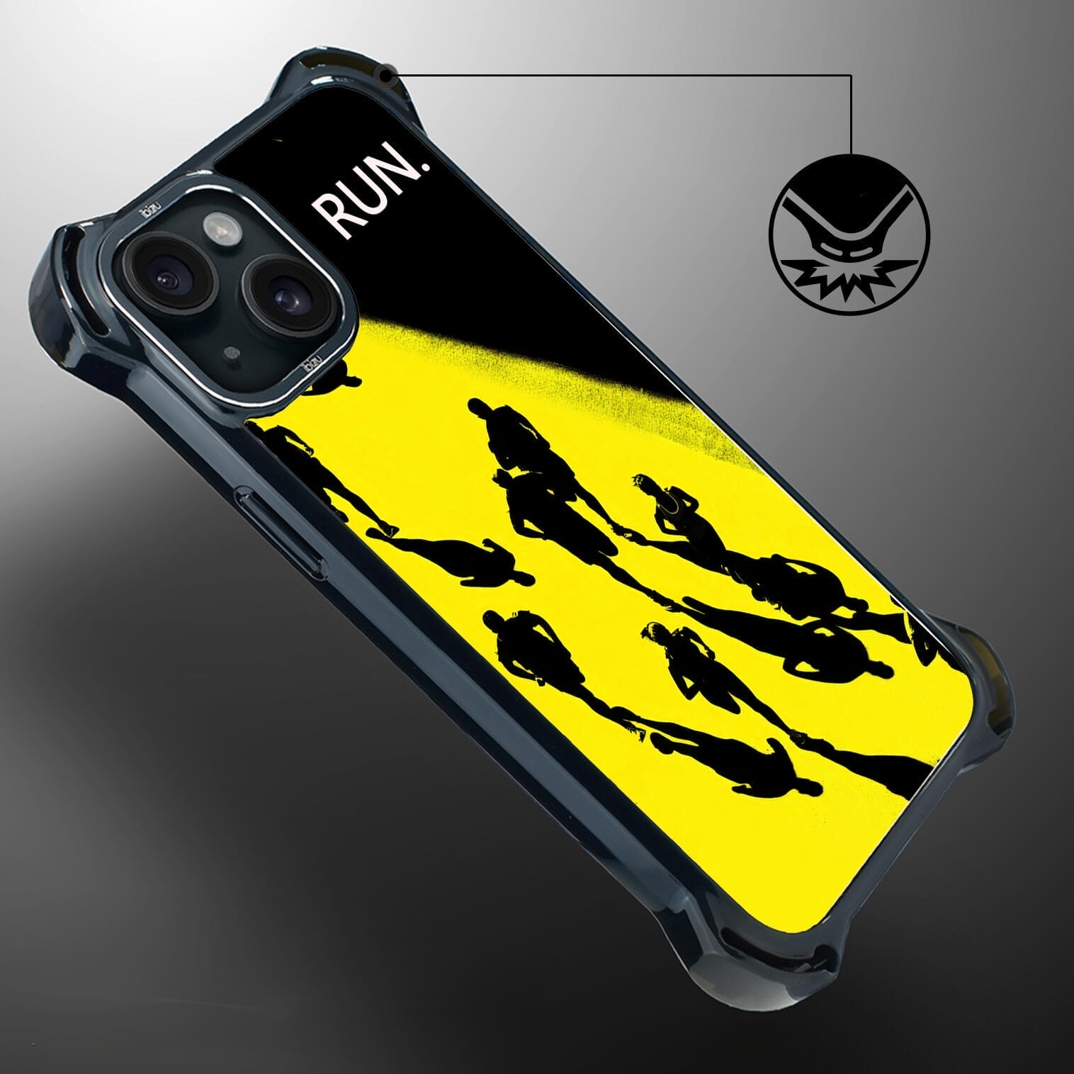 Etui do iPhone 15 IBIZU DropGuard Ultra z MagSafe, #Move, Bieg Mistrzów - obrazek 4