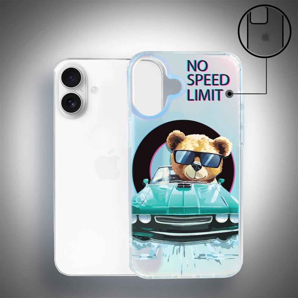 Etui do iPhone 16 IBIZU California Sunset z MagSafe, zmieniające kolor, Blue Car, niebieski samochód - obrazek 3