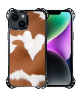 Etui do iPhone 14 Plus IBIZU DropGuard Ultra z MagSafe, Zew Natury, Alpejska krowa