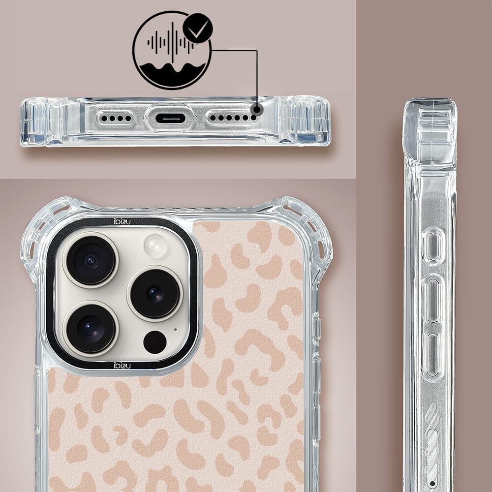 Etui do iPhone 16 Pro IBIZU DropGuard Ultra z MagSafe, Boho, Delikatna panterka - obrazek 3
