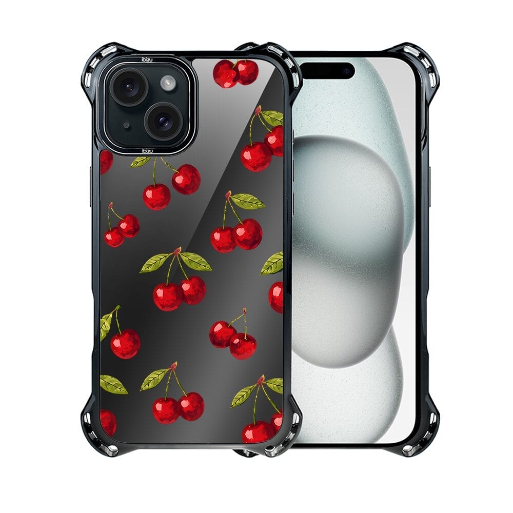 Etui do iPhone 15 Plus IBIZU DropGuard Ultra z MagSafe, Midnight, Wiśniowa noc - obrazek 2