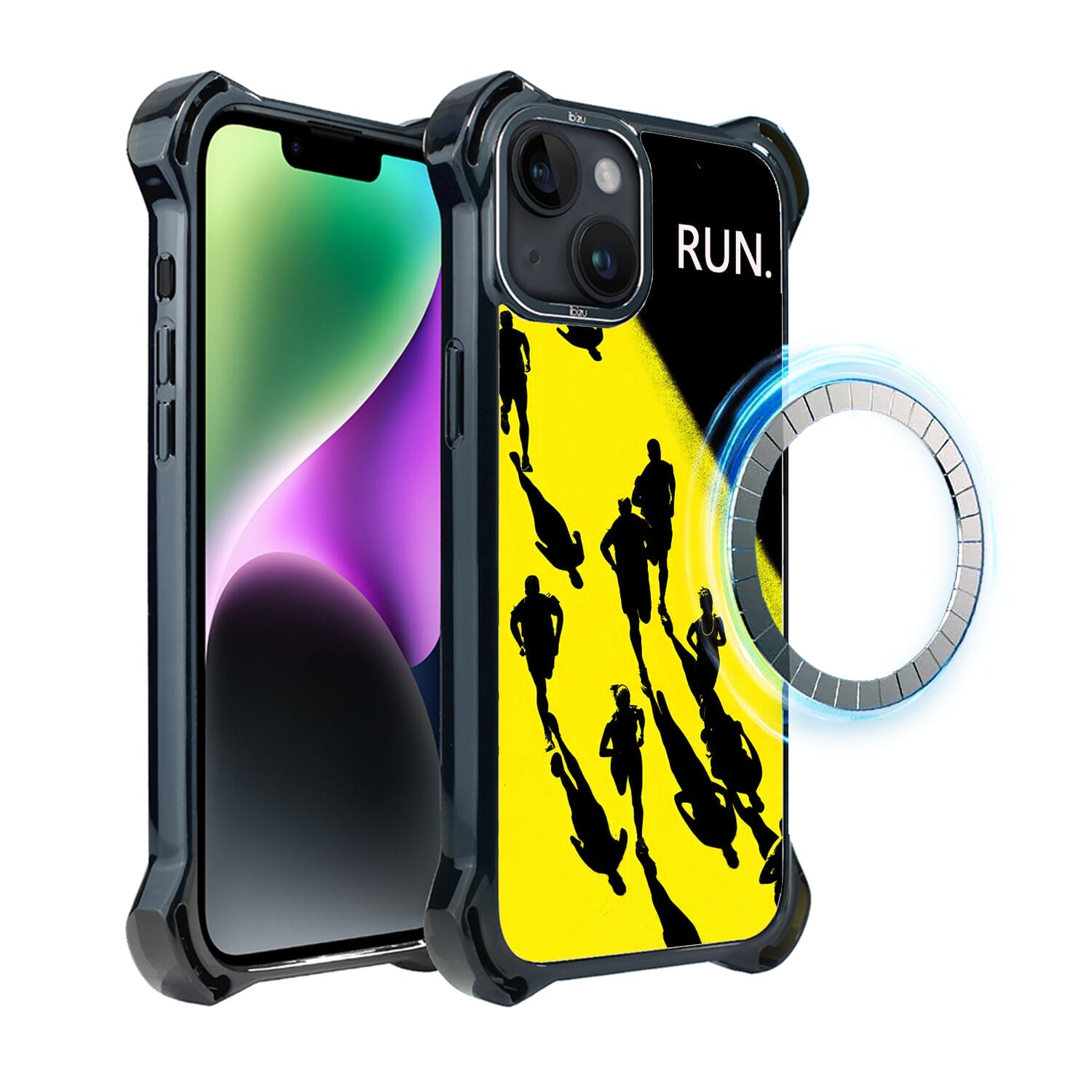 Etui do iPhone 14 IBIZU DropGuard Ultra z MagSafe, #Move, Bieg Mistrzów