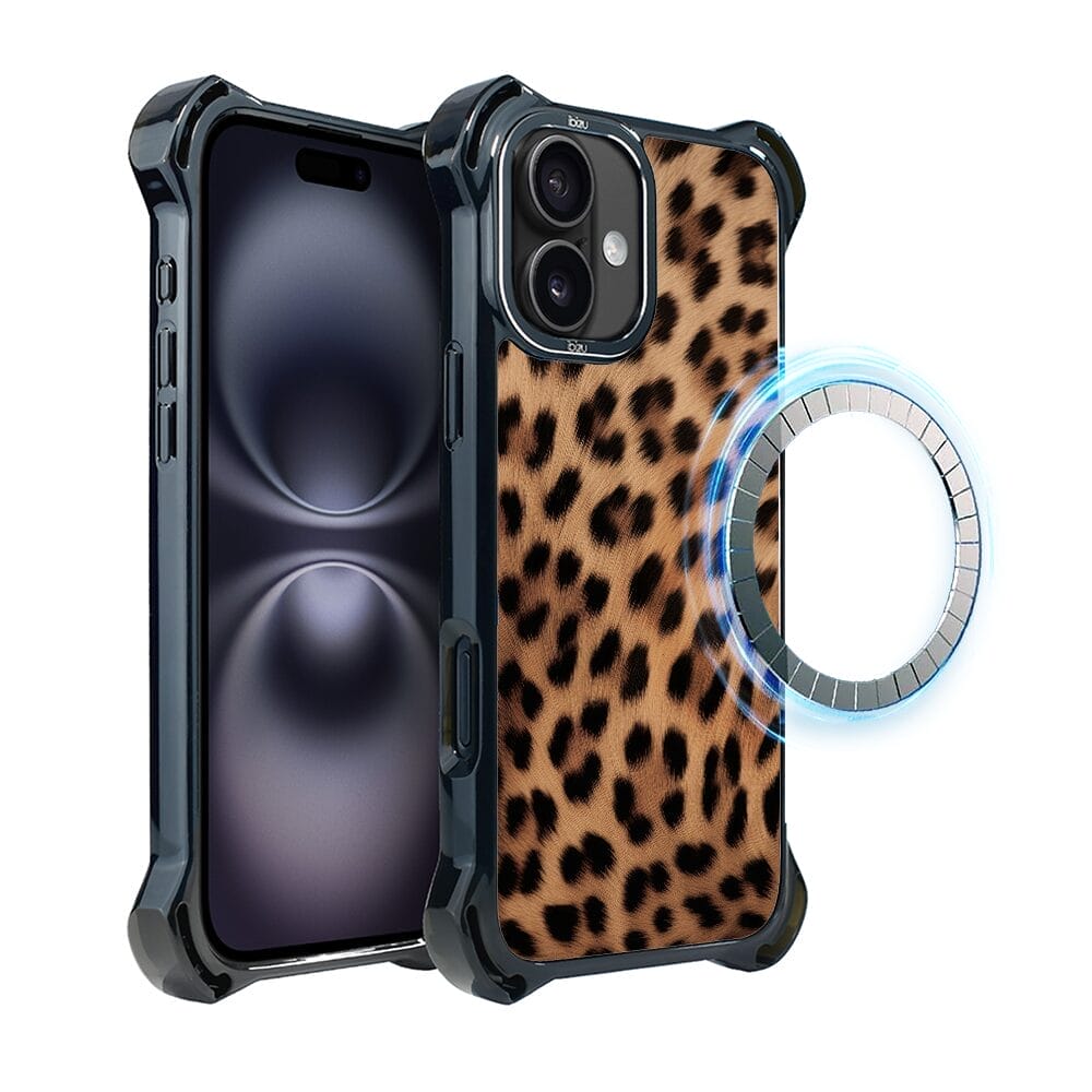 Etui do iPhone 16 Plus IBIZU DropGuard Ultra z MagSafe, Zew Natury, Pantera