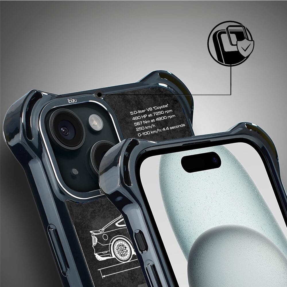 Etui do iPhone 15 Plus IBIZU DropGuard Ultra z MagSafe, TechDrive, GT V8 “Coyote” - obrazek 3