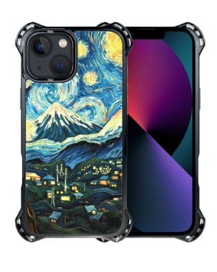 Etui iPhone 13 IBIZU DropGuard Ultra z MagSafe, Van Gogh, gwieździsta noc