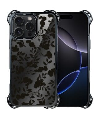 Etui do iPhone 16 Pro Max IBIZU DropGuard Ultra z MagSafe, Midnight, Cienie liści