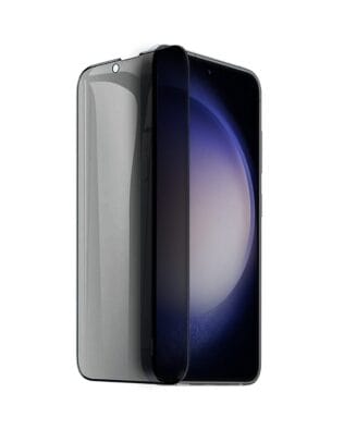 Szkło prywatyzujące z czarną ramką do Samsung Galaxy S23