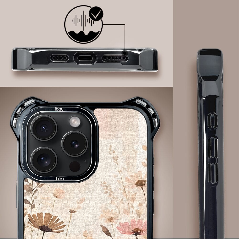 Etui iPhone 15 Pro Max IBIZU DropGuard Ultra z MagSafe, Boho, Kwiatowa łąka - obrazek 6