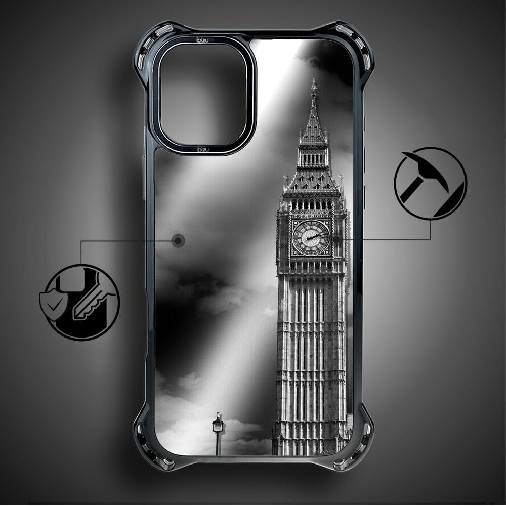 Etui do iPhone 16 IBIZU DropGuard Ultra z MagSafe, Noir City, Big Ben - obrazek 3
