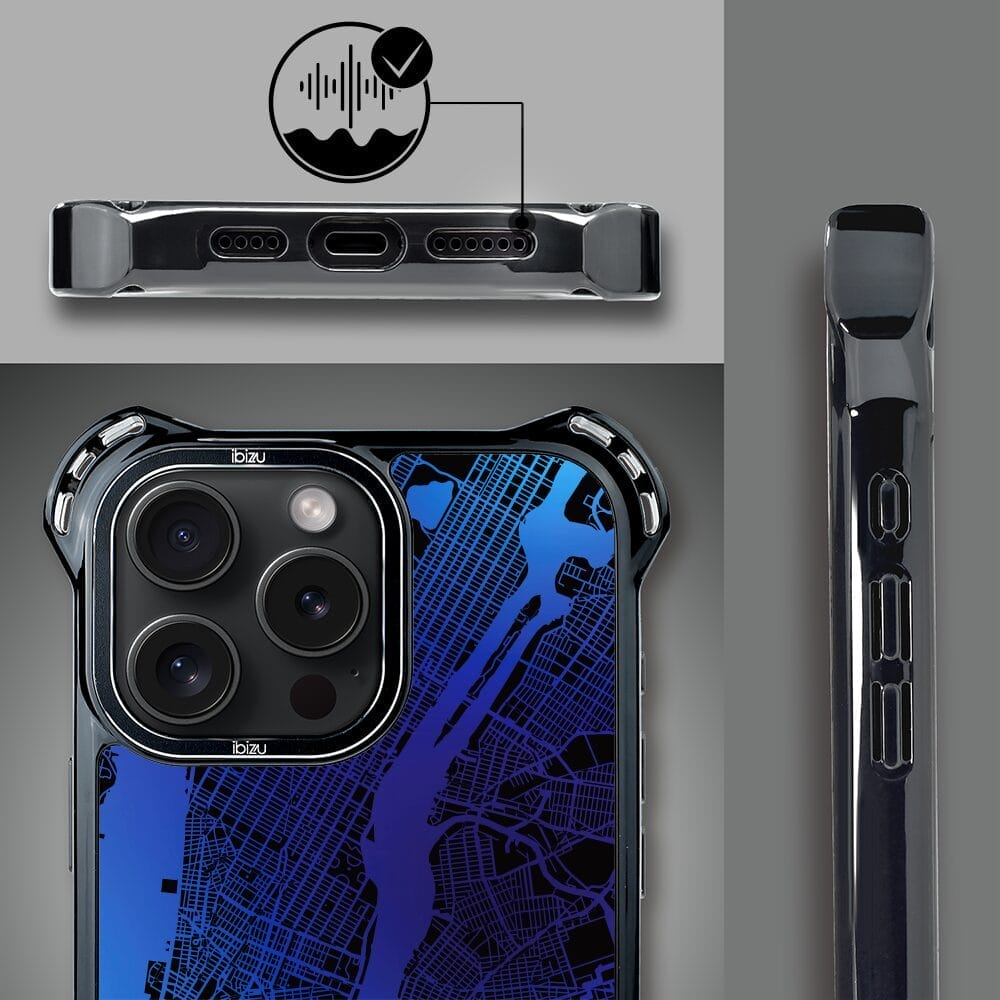 Etui do iPhone 14 Pro Max IBIZU DropGuard Ultra z MagSafe, Mapy Świata, New York - obrazek 6
