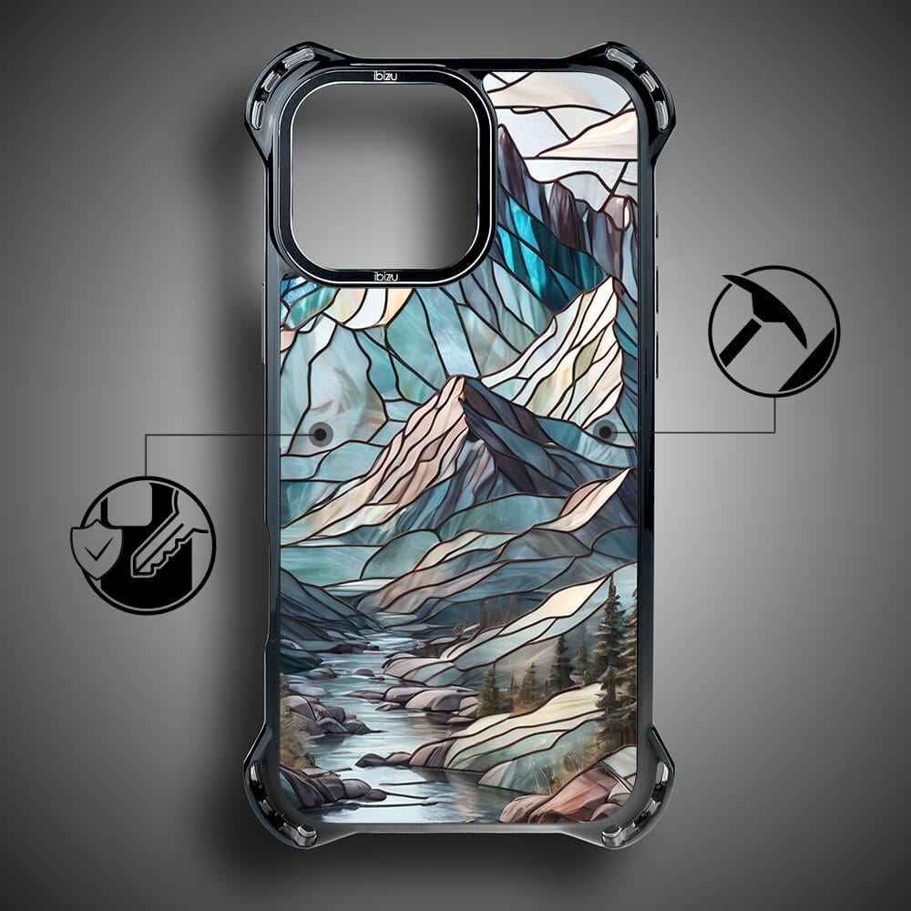 Etui do iPhone 14 Pro IBIZU DropGuard Ultra z MagSafe, Barwy Szkła, Górski Potok - obrazek 7