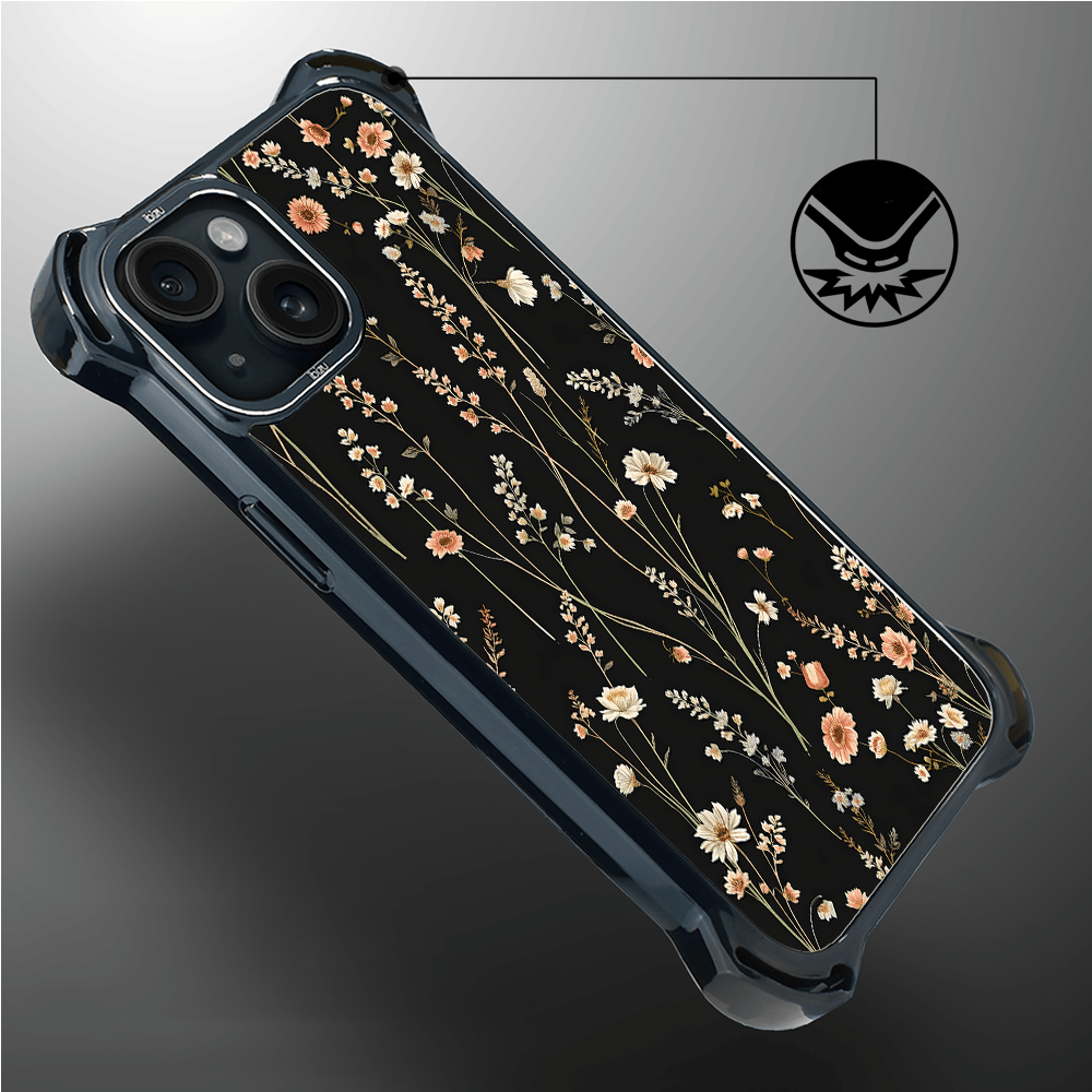 Etui iPhone 15 IBIZU DropGuard Ultra z MagSafe, Pastel Bloom, Północny ogród - obrazek 4