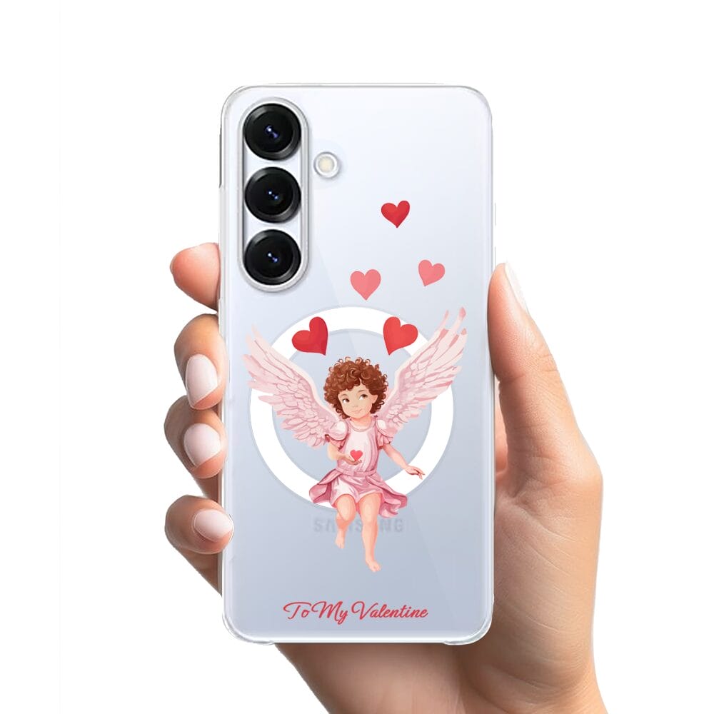 Etui do Samsung Galaxy S25 z MagSafe przeźroczyste, silikonowe Flexi, kupidyn - obrazek 2