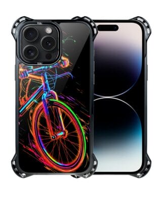 Etui do iPhone 14 Pro IBIZU DropGuard Ultra z MagSafe, #ElectroMove, Rowerowa wibracja