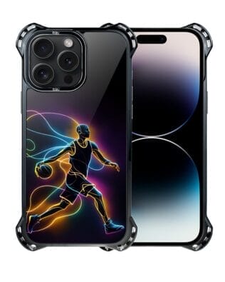 Etui do iPhone 14 Pro Max IBIZU DropGuard Ultra z MagSafe, #ElectroMove, Duch koszykówki