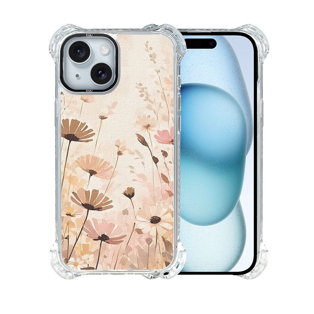Etui iPhone 15 IBIZU DropGuard Ultra z MagSafe, Boho, Kwiatowa łąka - obrazek 2