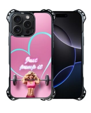 Etui do iPhone 16 Pro, Ibizu DropGuard Ultra z MagSafe, #Move, Pump it love